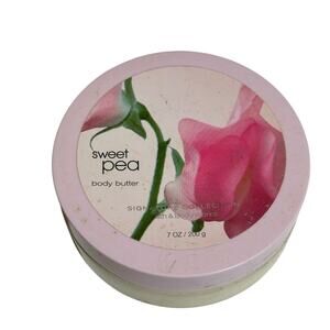 Bath & Body Works Sweet Pea Body Butter 7 oz Shea Rare Discontinued Retired-A